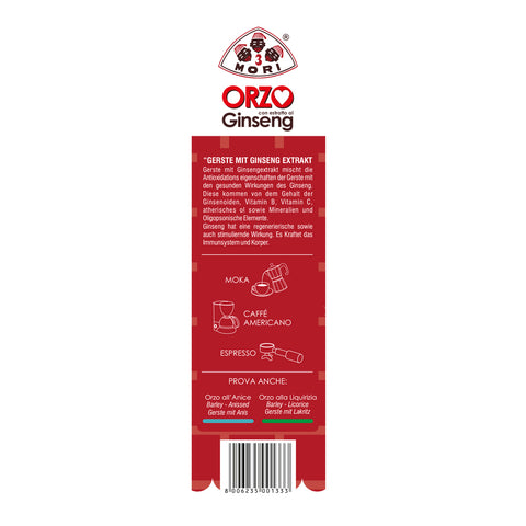 Pack (6 sacchetti) di Orzo al Ginseng 250 Gr.
