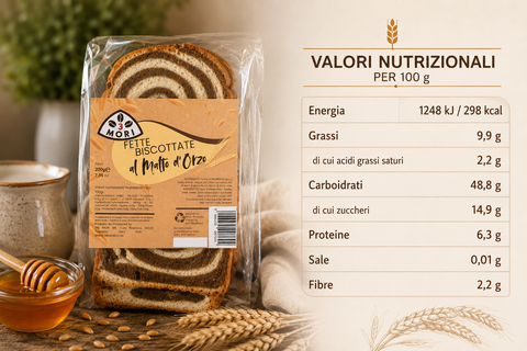 Fette Biscottate con Malto d’Orzo – 200 g