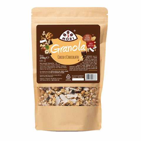 Granola Cocco e Cioccolato 250 gr.